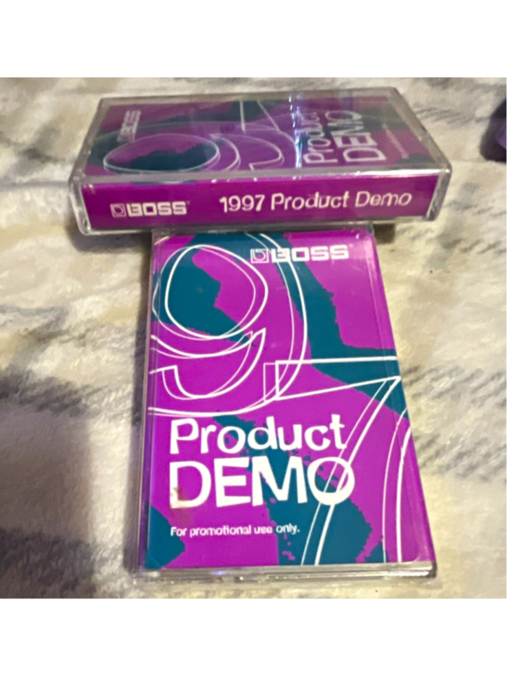 Vintage 1997 BOSS Product Demo Cassette Tape - Brand New Factory Sealed NOS Rar